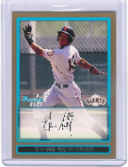 2009 Bowman #BP16 Ehire Adrianza Gold 2009 Bowman #BP16 Ehire Adrianza Gold