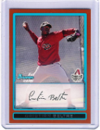 2009 Bowman #BP40 Cristian Beltre Orange