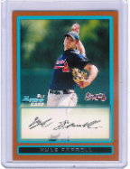 2009 Bowman #BP60 Kyle Farrell Orange