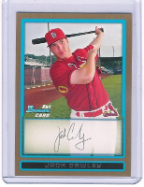 2009 Bowman #BP64 Jack Cawley Gold 2009 Bowman #BP64 Jack Cawley Gold