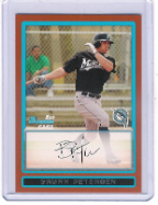 2009 Bowman #BP89 Bryan Petersen Orange