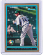 2009 Bowman #BW11 Justin Erasmus Gold