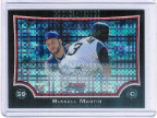 2009 Bowman Chrome #029 Russell Martin Xfractor 2009 Bowman Chrome #029 Russell Martin Xfractor