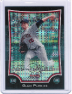 2009 Bowman Chrome #078 Glen Perkins Xfractor 2009 Bowman Chrome #078 Glen Perkins Xfractor