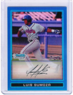 2009 Bowman Chrome #BCP031 Luis Sumoza Blue Refractor