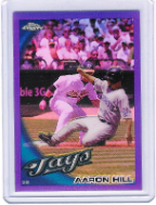 2010 Topps Chrome Purple Refractor #151 Aaron Hill 2010 Topps Chrome Purple Refractor #151 Aaron Hill