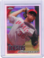 2010 Topps Chrome Refractor #148 Jared Weaver 2010 Topps Chrome Refractor #148 Jared Weaver