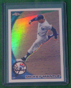 2010 Topps Chrome Wrapper Redemption Refractor #226 Mickey Mantle 2010 Topps Chrome Wrapper Redemption Refractor #226 Mickey Mantle