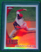 2010 Topps Chrome Refractor #005 Johnny Cueto 2010 Topps Chrome Refractor #005 Johnny Cueto
