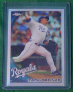 2010 Topps Chrome Refractor #018 Zack Greinke