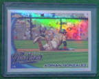 2010 Topps Chrome Refractor #025 Adrian Gonzalez 2010 Topps Chrome Refractor #025 Adrian Gonzalez