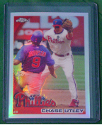 2010 Topps Chrome Refractor #086 Chase Utley 2010 Topps Chrome Refractor #086 Chase Utley