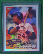 2010 Topps Chrome Refractor #156 Miguel Cabrera 2010 Topps Chrome Refractor #156 Miguel Cabrera