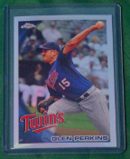 2010 Topps Chrome Refractor #168 Glen Perkins