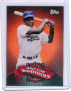 2010 Topps Chrome Refractor BC-5 Jackie Robinson 2010 Topps Chrome Refractor BC-5 Jackie Robinson