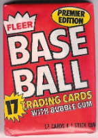 1981 Fleer Baseball Wax Pack 1981 Fleer Baseball Wax Pack