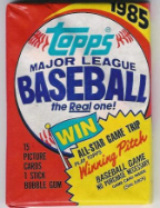 1985 Topps Baseball Wax Pack