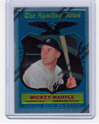 1997 Topps Finest Reprints #27 Mickey Mantle