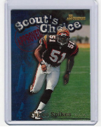 1998 Bowman Scout's Choice #08 Takeo Spikes