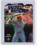 1999 Topps Power Broker Refractors #05 Juan Gonzalez