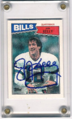1987 Topps Jim Kelly Rookie Card   Autographed!