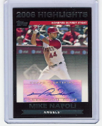 2007 Topps Highlights Autograph #MN Mike Napoli