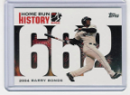 2006 Topps Barry Bonds Home Run History #662