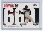2006 Topps Barry Bonds Home Run History #669