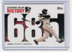 2006 Topps Barry Bonds Home Run History #685