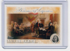 2006 Topps Declaration of Independence-Samuel Adams