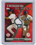 2006 Topps Trading Places Relics - TPR-JD Johnny Damon