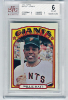 1972 Topps Willie Mays BVG 6 Excellent Mint