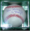 Jim Lonborg Autographed Baseball